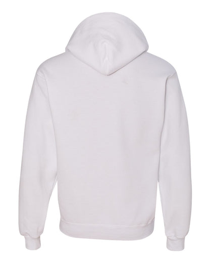 JERZEES Unisex Super Sweats NuBlend® Full-Zip Hooded Sweatshirt 4999MR #color_White