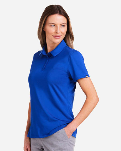Under Armour Women's Recycled Polo 1385910 #colormdl_Royal/ White