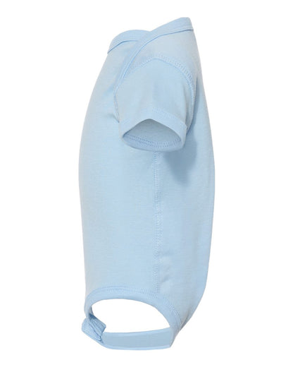 Rabbit Skins Infant Baby Rib Bodysuit 4400 #color_Light Blue