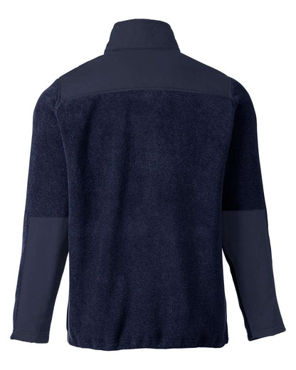 CORE365 Men's Journey Summit Hybrid Full-Zip CE890 #color_Classic Navy/ Classic Navy