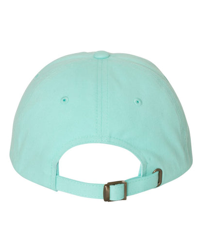 YP Classics Peached Cotton Twill Dad Hat 6245PT #color_Diamond Blue