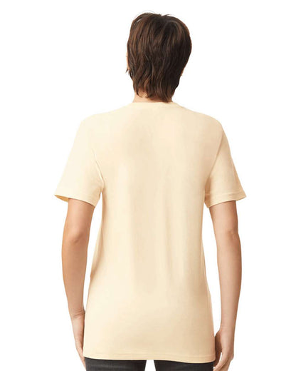 American Apparel Unisex Fine Jersey Tee 2001 #colormdl_Cream