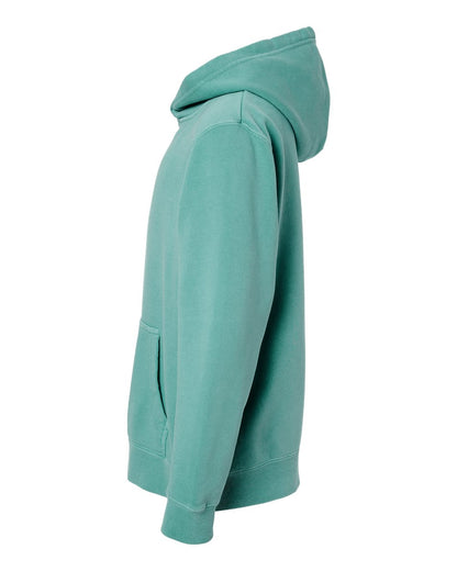 Independent Trading Co. Youth Midweight Pigment-Dyed Hooded Sweatshirt PRM1500Y #color_Pigment Mint