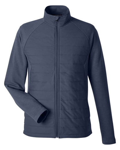Devon & Jones Men's New Classics® Charleston Hybrid Jacket DG704 #color_Navy Melange/ Navy
