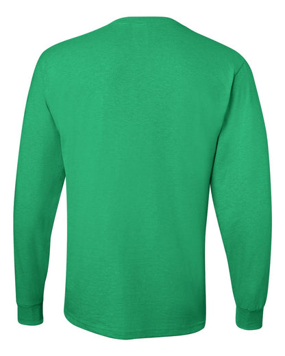JERZEES Men's Dri-Power® Long Sleeve 50/50 T-Shirt 29LSR #color_Kelly