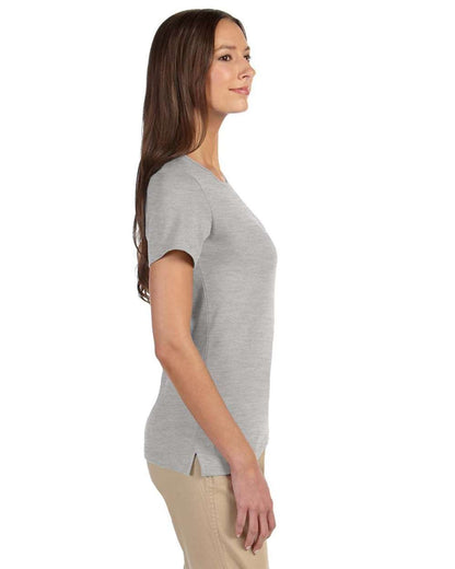Devon & Jones Women's Perfect Fit™ Shell T-Shirt DP182W #colormdl_GREY HEATHER