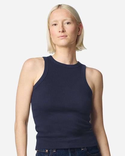 American Apparel Women's Baby Rib Tank BR2101 #colormdl_Navy