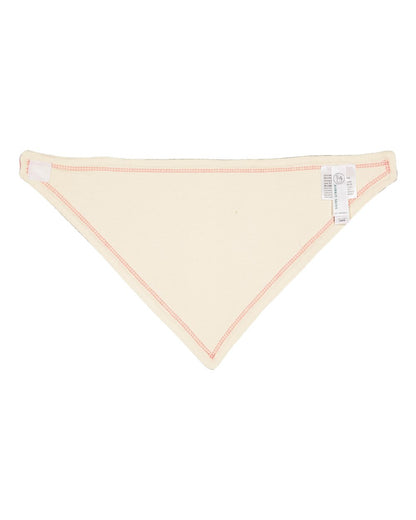 Rabbit Skins Infant Premium Jersey Bandana Bib 1012 #color_Mauvelous/ Natural