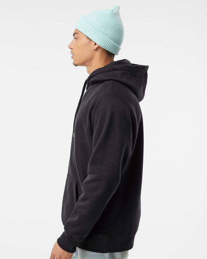 Independent Trading Co. Unisex Legend Premium Heavyweight Cross-Grain Hooded Sweatshirt IND5000P #colormdl_Black