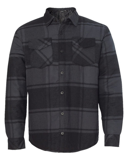 Burnside Men's Quilted Flannel Shirt Jacket 8610 Burnside Men&#39;s Quilted Flannel Shirt Jacket 8610