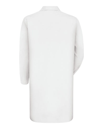 Red Kap Unisex Tall Gripper Front Lab Coat KP18T #color_White