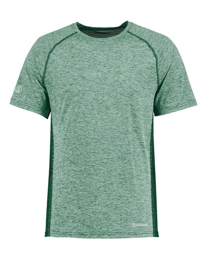 Holloway Youth Electrify CoolCore® T-Shirt 222671 #color_Dark Green Heather