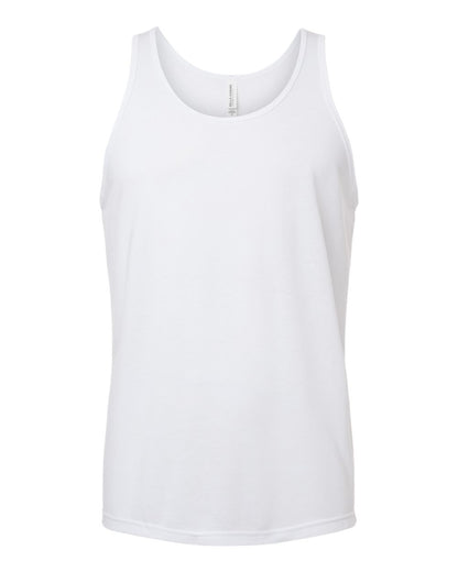 BELLA + CANVAS Triblend Tank 3484 #color_Solid White Triblend