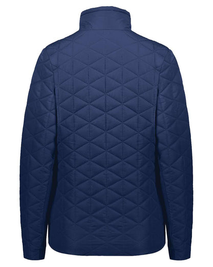 Holloway Women's Repreve® Eco Quilted Jacket 229716 #color_Navy