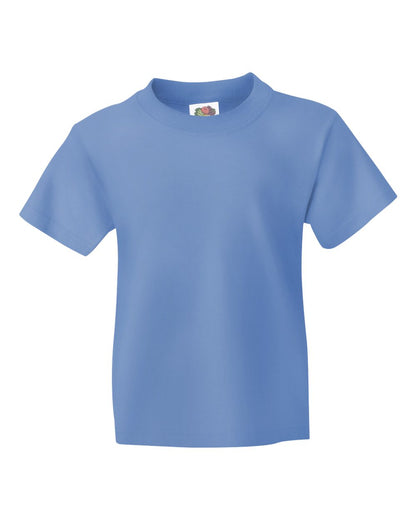 Fruit of the Loom HD Cotton Youth Short Sleeve T-Shirt 3930BR #color_Columbia Blue