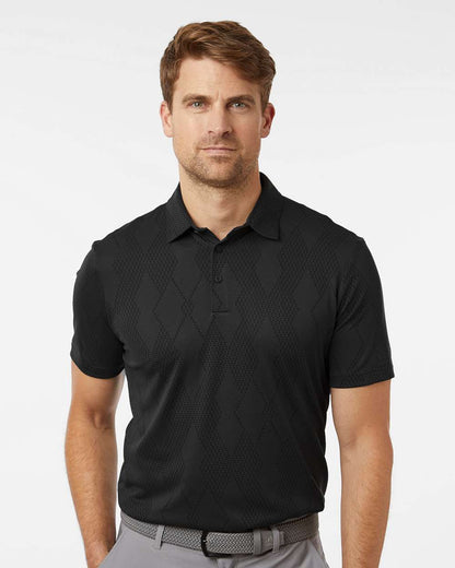Adidas Men's Ultimate365 Textured Polo A2008 #colormdl_Carbon Black