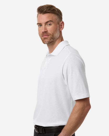 CORE365 Men's Tall Resolve CVC Performance Pique Polo CE106T #colormdl_White