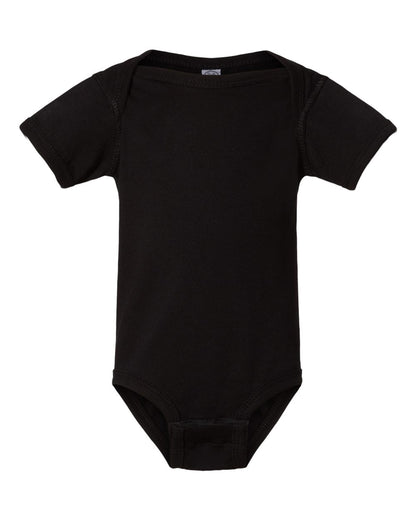 Rabbit Skins Infant Fine Jersey Bodysuit 4424 #color_Black