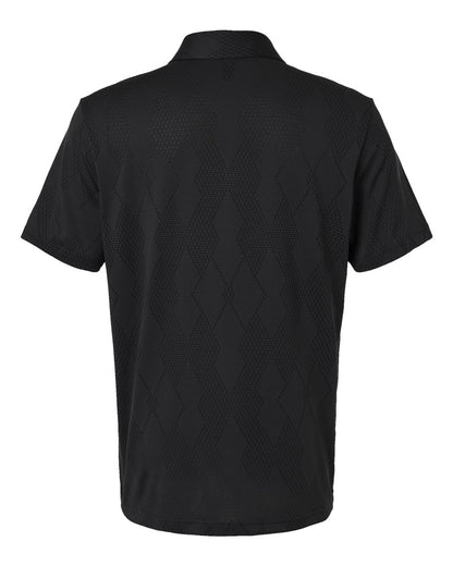 Adidas Men's Ultimate365 Textured Polo A2008 #color_Carbon Black