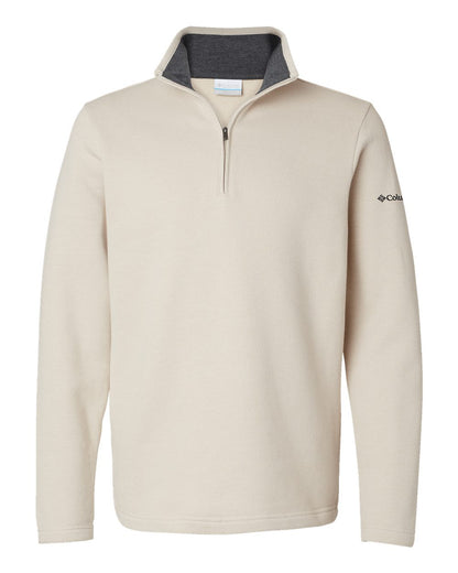 Columbia Men's Great Hart Mountain™ III Half-Zip Pullover 212487 #color_Dark Stone Heather