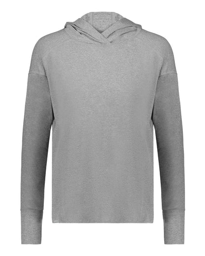 Holloway Women's Eco Revive™ Ventura Soft Knit Hooded Sweatshirt 222798 #color_Grey Heather