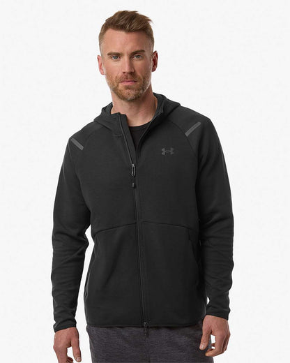 Under Armour Men's Unstoppable Fleece Full-Zip 1379806 #colormdl_Black/ Black