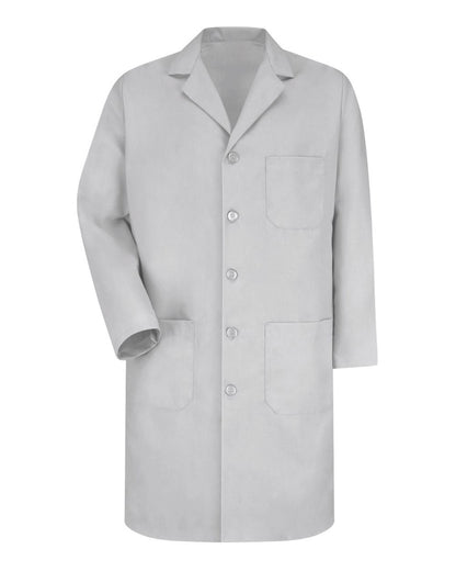 Red Kap Unisex Button Front Lab Coat KP14 #color_GY-Grey