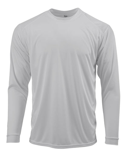 Paragon Youth Long Islander Performance Long Sleeve T-Shirt 218Y #color_Aluminum