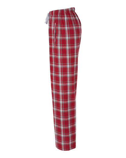 Boxercraft Women's Haley Flannel Pants BW6620 #color_Heritage Garnet Plaid