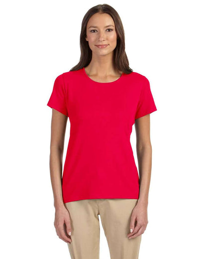 Devon & Jones Women's Perfect Fit™ Shell T-Shirt DP182W #colormdl_Red