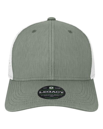 LEGACY Reclaim Mid-Pro Adjustable Cap REMPA #color_Eco Dark Grey/ White