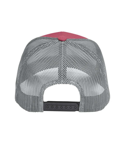 Team 365 Zone Sonic Heather Trucker Cap TT802 #color_Sport Maroon Heather/ Sport Graphite