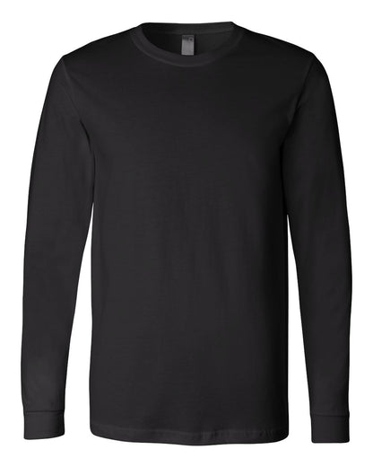 BELLA + CANVAS Unisex Jersey Long Sleeve Tee 3501 #color_Black