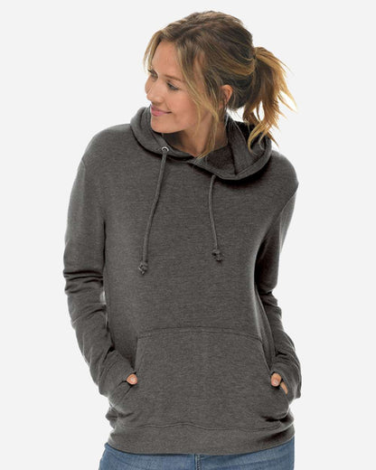 Lane Seven Unisex French Terry Pullover Hooded Sweatshirt LS13001 #colormdl_Heather Charcoal