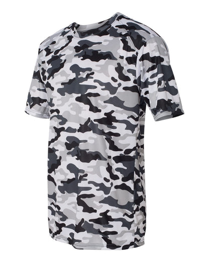 Badger Camo T-Shirt 4181 #color_White