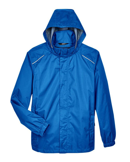 CORE365 Men's Climate Seam Sealed Lightweight Variegated Ripstop Jacket 88185 #color_True Royal