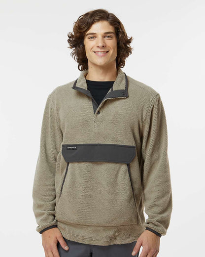 DRI DUCK Timber Mountain Fleece Pullover 7356 #colormdl_Moss