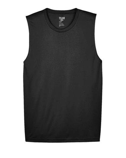 Team 365 Men's Zone Performance Muscle T-Shirt TT11M #color_Black