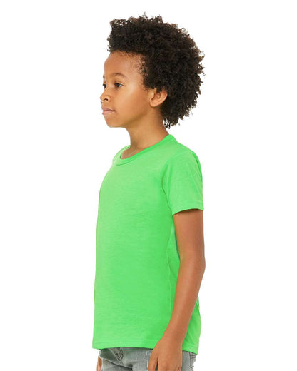 BELLA + CANVAS Youth CVC Jersey Tee 3001YCVC #colormdl_Neon Green