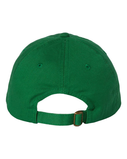 Valucap Bio-Washed Classic Dad Hat VC300A #color_Kelly