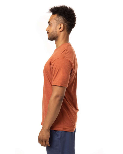 econscious Unisex Committed CVC T-Shirt EC1090 #colormdl_Picante Heather