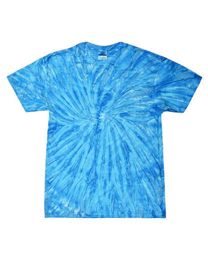 Colortone Youth Multi-Color Tie-Dyed T-Shirt 1000Y #color_Neon Blueberry