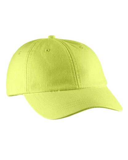 Adams Headwear Women's Optimum Pigment-Dyed Cap LO101 #color_Neon Yellow