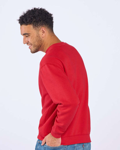 Boxercraft Fleece Crew Pullover BM5101 #colormdl_True Red