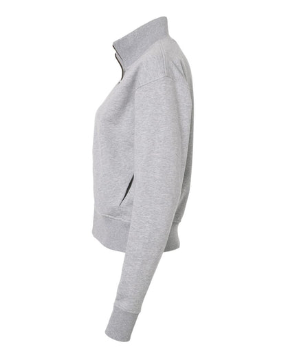 American Apparel Women's French Terry Full-Zip Jacket FTJ00 #color_Heather Grey