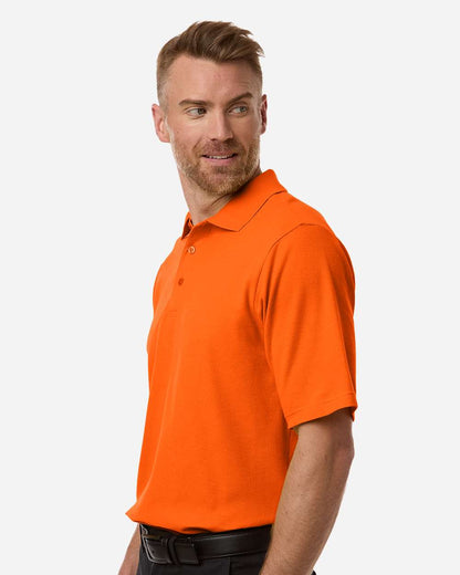CORE365 Men's Resolve CVC Performance Pique Polo CE106 #colormdl_Campus Orange