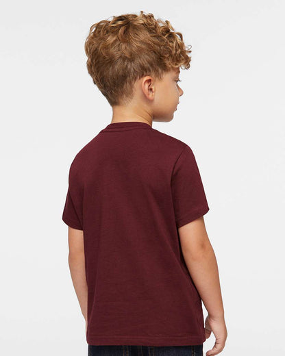 Rabbit Skins Toddler Fine Jersey Tee 3321 #colormdl_Maroon