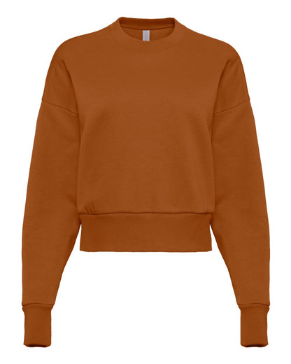 Next Level Women's Heavyweight Crewneck Sweatshirt 9087 #color_Clay