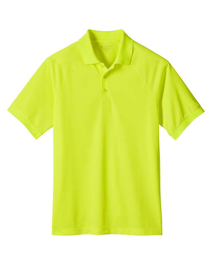 Harriton Men's Charge Snag and Soil Protect Polo M208 #color_Safety Yellow