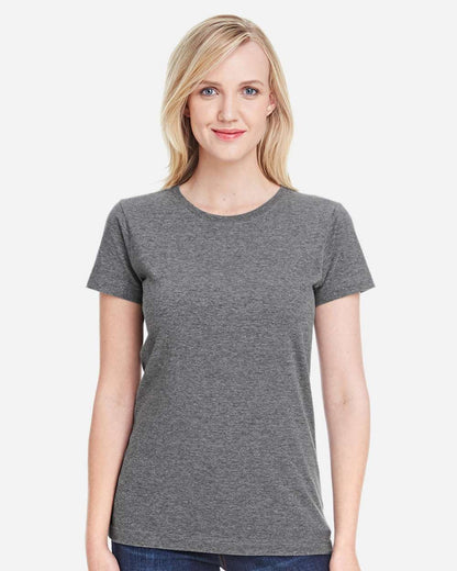 LAT Women's Fine Jersey Tee 3516 #colormdl_Granite Heather
